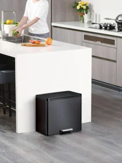Abfalleimer Essential mit Pedal-Funktion, 20 L + 9 L