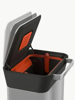 Abfalleimer Titan mit integrierter Abfallpresse, 30 L