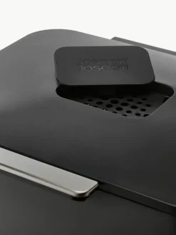 Abfalleimer Totem mit separater Recycling-Einheit, 2 x 30 L