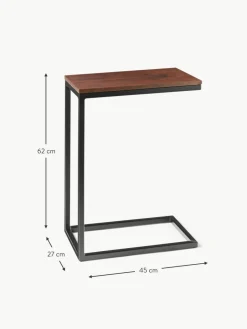 Akazienholz-Beistelltisch Celow