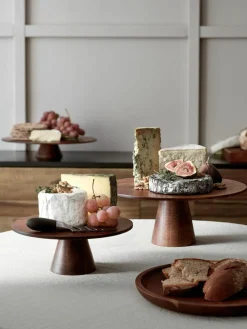 Akazienholz-Tortenplatte Wood, in verschiedenen Größen