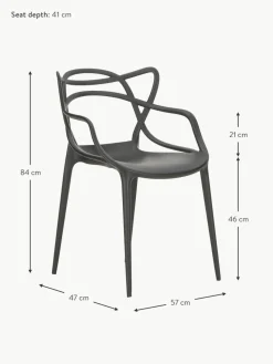 Armlehnstühle Masters, 2 Stück