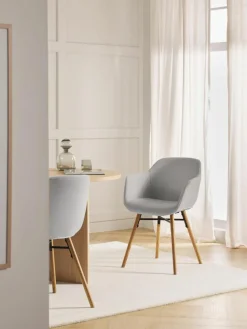 Armlehnstuhl Fiji mit schmaler Sitzschale