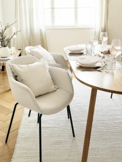 Armlehnstuhl Fiji mit schmaler Sitzschale