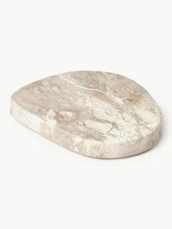 Asymmetrische Marmor-Untersetzer Lio, 4 Stück