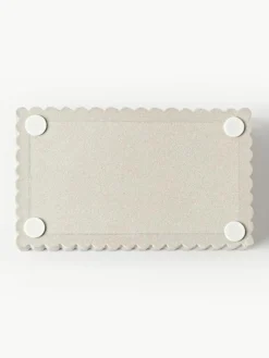 Aufbewahrungsbox Rita mit geriffeltem Rand