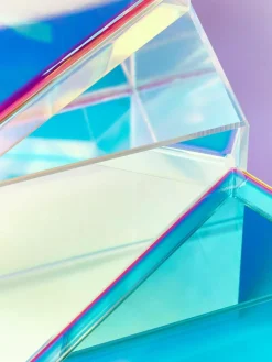 Aufbewahrungsboxen Lacy aus Acrylglas, 2er-Set