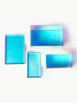 Aufbewahrungsboxen Lacy aus Acrylglas, 2er-Set