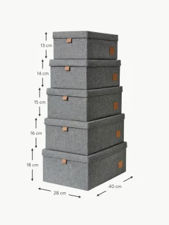 Aufbewahrungsboxen Premium, 5er-Set