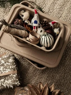 Aufbewahrungsboxen Pulp aus Papierzellstoff, T 18 cm, 2 Stück