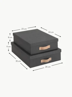 Aufbewahrungsboxen Rasmus, 2er-Set
