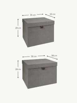 Aufbewahrungsboxen Tristan, 2er-Set