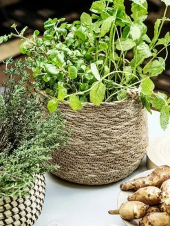 Aufbewahrungskorb Hang aus Seegras