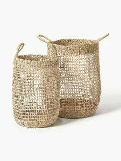 Aufbewahrungskörbe Ian aus Seegras, 2er-Set