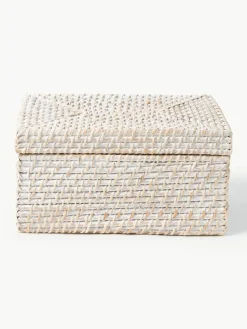 Aufbewahrungskörbe Lurdes mit Deckel, 2er-Set