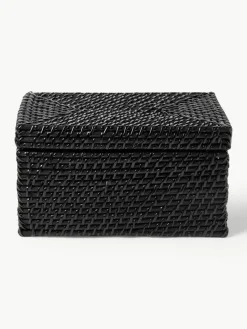 Aufbewahrungskörbe Lurdes mit Deckel, 2er-Set