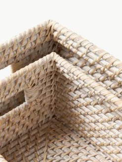 Aufbewahrungskörbe Lurdes mit Deckel, 2er-Set