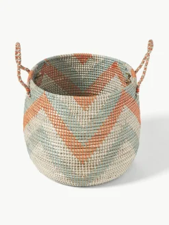 Aufbewahrungskörbe Mija mit Deckel, 2er-Set