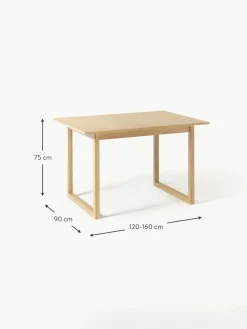 Ausziehbarer Esstisch Calla, in verschiedenen Größen
