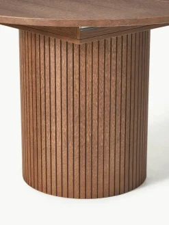 Ausziehbarer Esstisch Filo mit Rillenstruktur, 120 - 160 x 75 cm