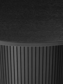 Ausziehbarer Esstisch Filo mit Rillenstruktur, 120 - 160 x 75 cm