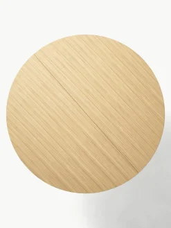 Ausziehbarer Esstisch Filo mit Rillenstruktur, 120 - 160 x 75 cm