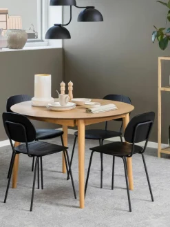 Ausziehbarer Esstisch Montreux, Ø 115 - Ø 155 cm