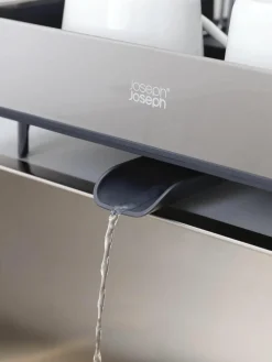 Ausziehbares Abtropfgestell Extend mit verstellbarem Wasserauslauf