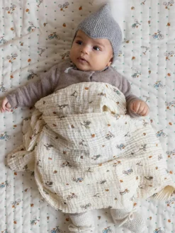 Babydecke Bicycles aus Bio-Baumwolle