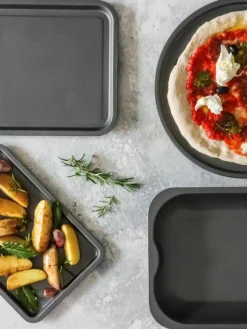 Backbleche KitchenCraft mit Antihaft-Beschichtung, 4er-Set