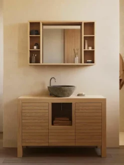 Bad-Midischrank Neria aus Teakholz