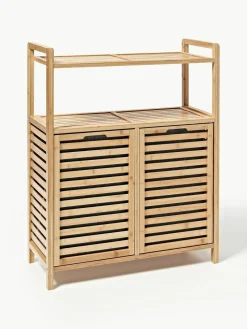 Badregal Kit aus Bambus mit Wäschekörben