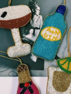 Baumanhänger Cocktail, 4er-Set