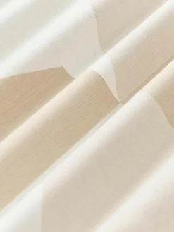 Baumwoll-Bettdeckenbezug Elinor mit geometrischem Jacquard-Muster