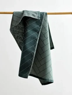 Baumwoll-Geschirrtücher Tiles, 2 Stück