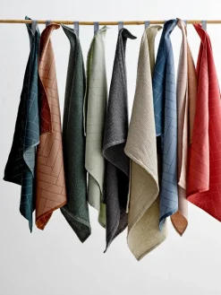 Baumwoll-Geschirrtücher Tiles, 2 Stück