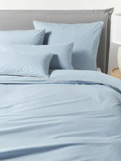 Baumwollperkal-Bettdeckenbezug Daria mit Keder