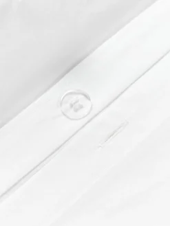 Baumwollperkal-Bettdeckenbezug Madeline mit getufteter Verzierung