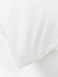 Baumwollperkal-Bettdeckenbezug Madeline mit getufteter Verzierung