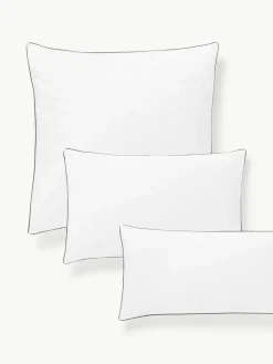 Baumwollperkal-Kopfkissenbezug Daria mit Keder