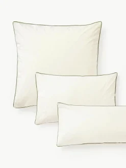 Baumwollperkal-Kopfkissenbezug Daria mit Keder