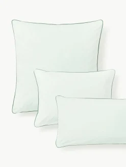 Baumwollperkal-Kopfkissenbezug Daria mit Keder