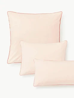 Baumwollperkal-Kopfkissenbezug Daria mit Keder