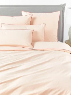 Baumwollperkal-Kopfkissenbezug Daria mit Keder