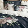 Baumwollsatin-Bettdeckenbezug Margot mit Blumen-Print