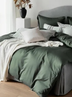 Baumwollsatin-Bettdeckenbezug Premium