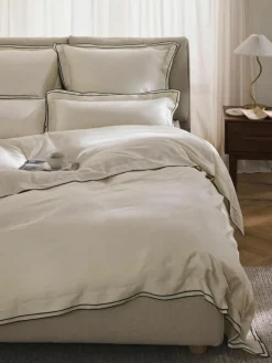 Baumwollsatin-Bettdeckenbezug Carlotta