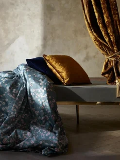 Baumwollsatin-Bettdeckenbezug Sakura mit Blumen-Print