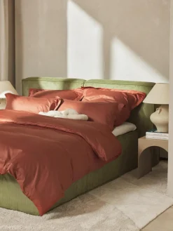 Baumwollsatin-Bettdeckenbezug Premium