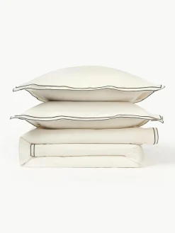 Baumwollsatin-Bettdeckenbezug Carlotta